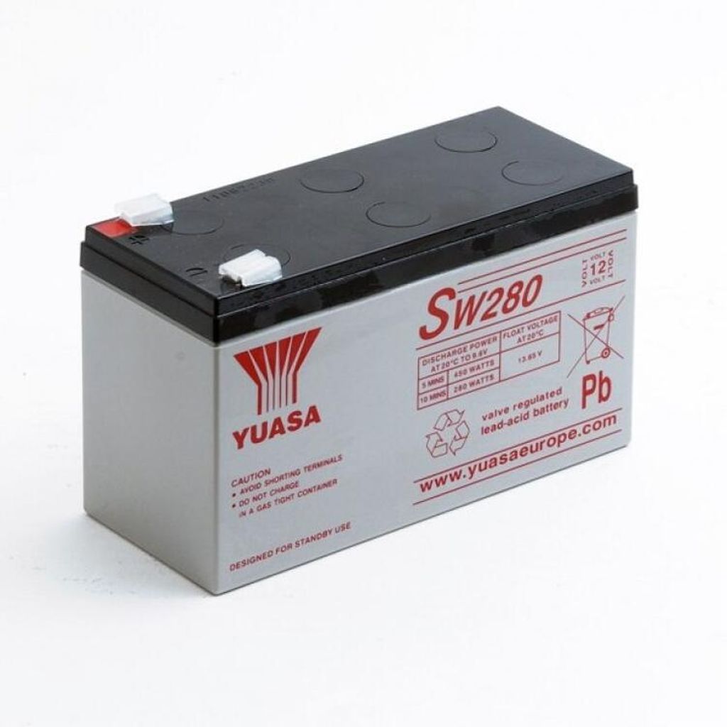 Yuasa 12V 7,5Ah (AGM) batteri 151x 65 x 97,5