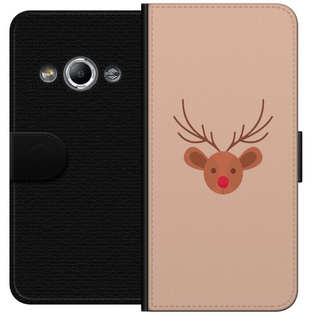 Samsung Galaxy Xcover 3 Sort Tegnebogsetui Ren Julkänsla