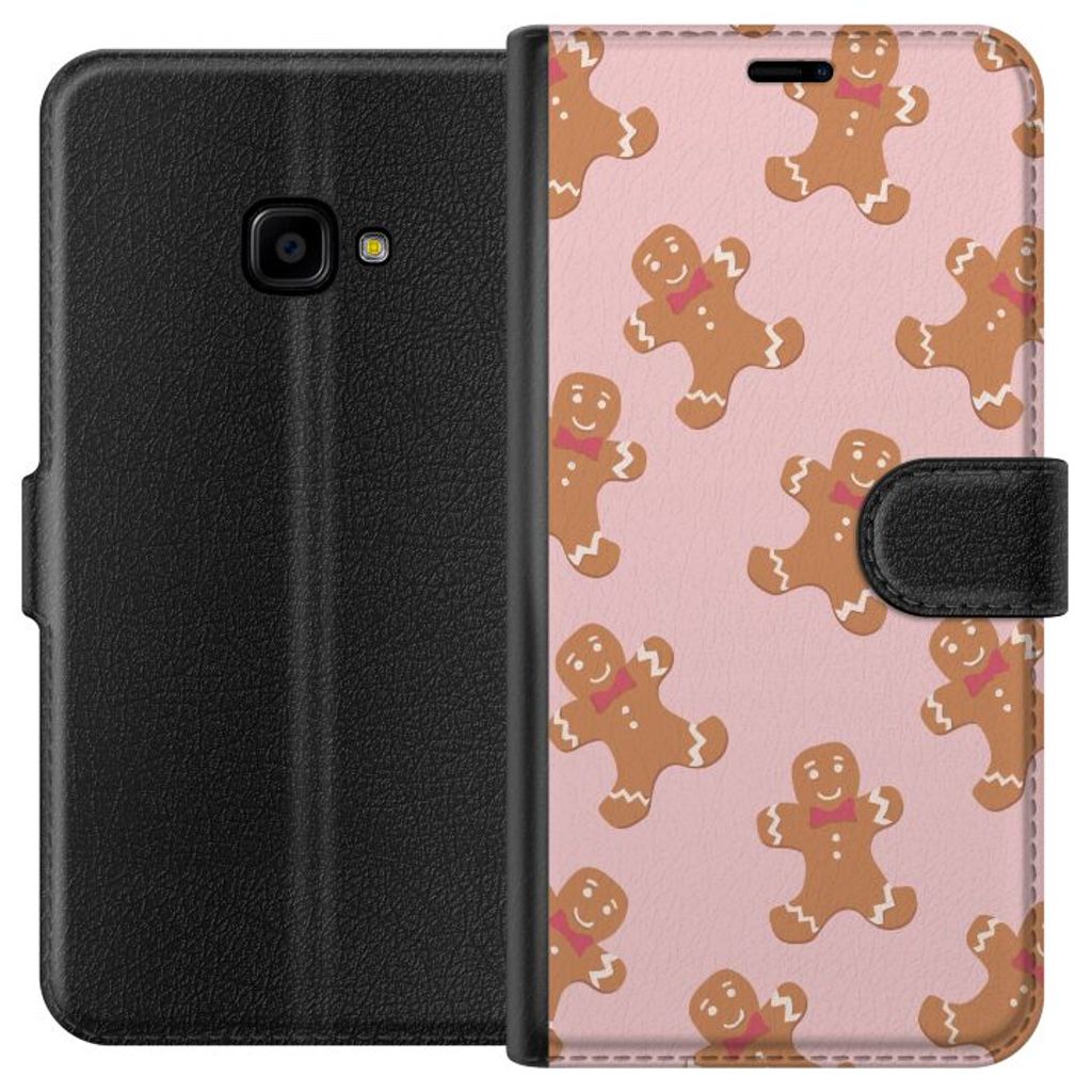 Samsung Galaxy Xcover 4 Musta Lompakkokotelo Pepparkaksgubbe