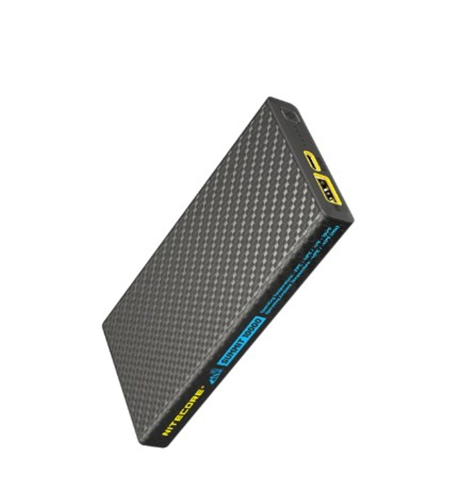 Nitecore SUMMIT 10000 Powerbank 10000mAh - Low Temperature Resistant Carbon Fiber
