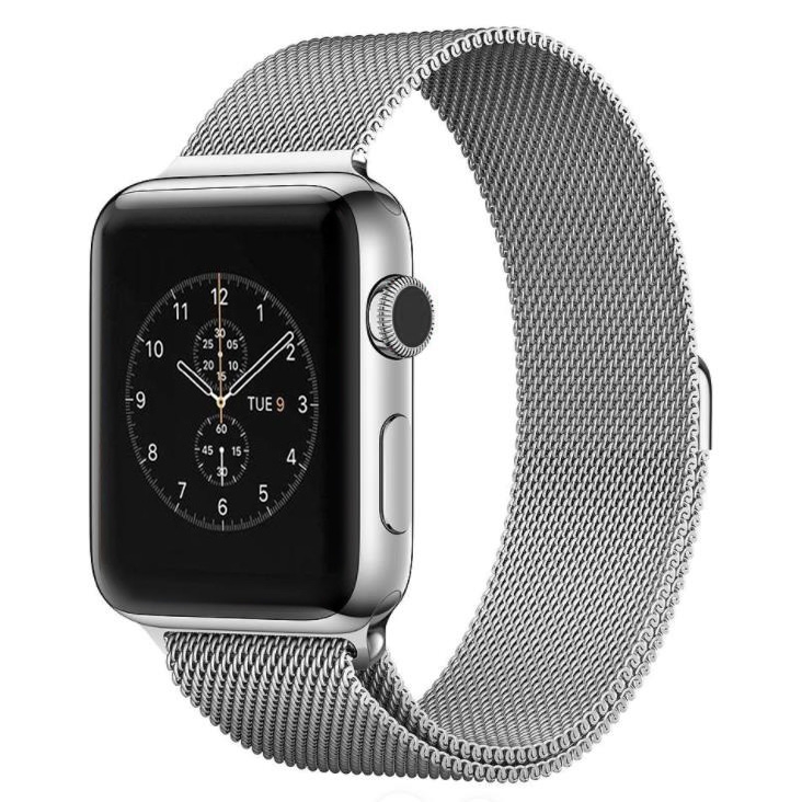 Magnetisk Klokkereim i Rustfritt stål for Apple Watch Ultra / Ultra 2 49 mm etc - Sølv
