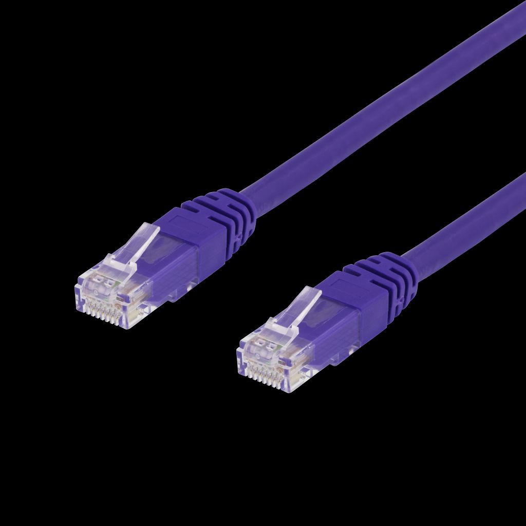 Cat6 patchkabel 1,5m LSZH lila