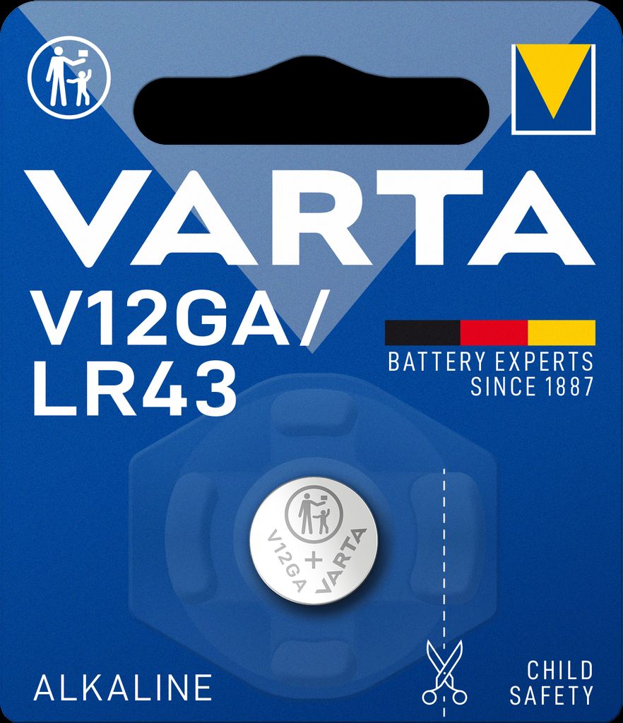 VARTA Alkaline Special Batteri V12GA/LR43