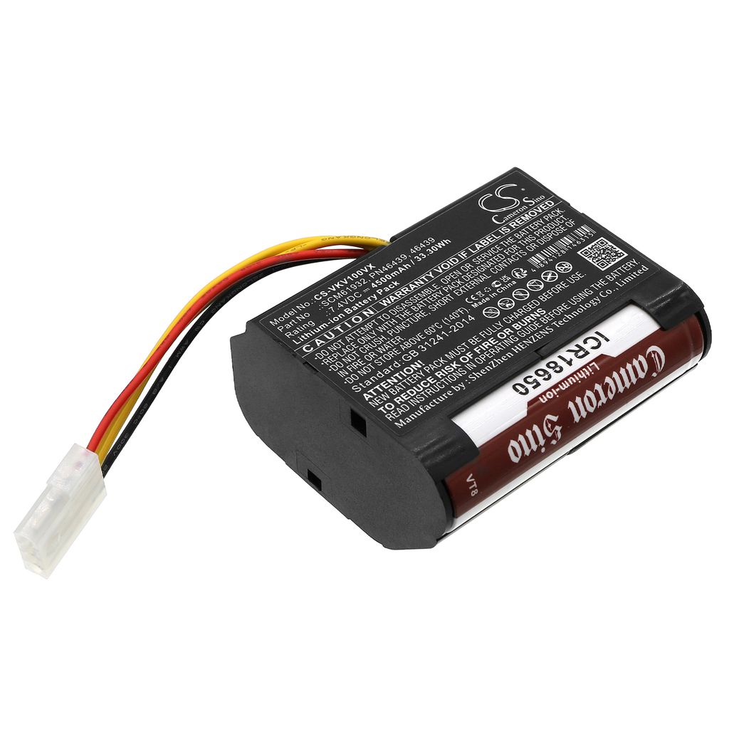 PN46439 for Vorwerk, 7.4V, 4500 mAh