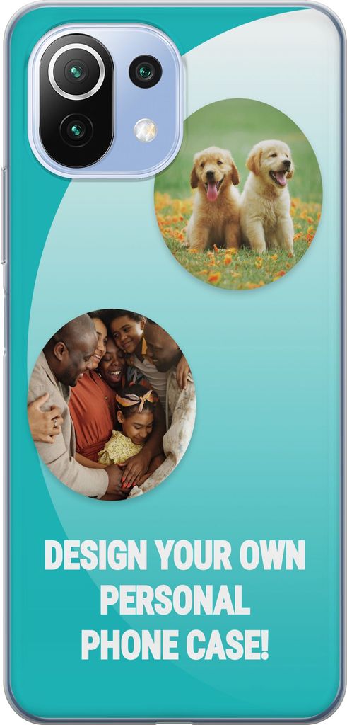 Suunnittele omat Xiaomi 11 Lite 5G NE Läpinäkyvä kuori