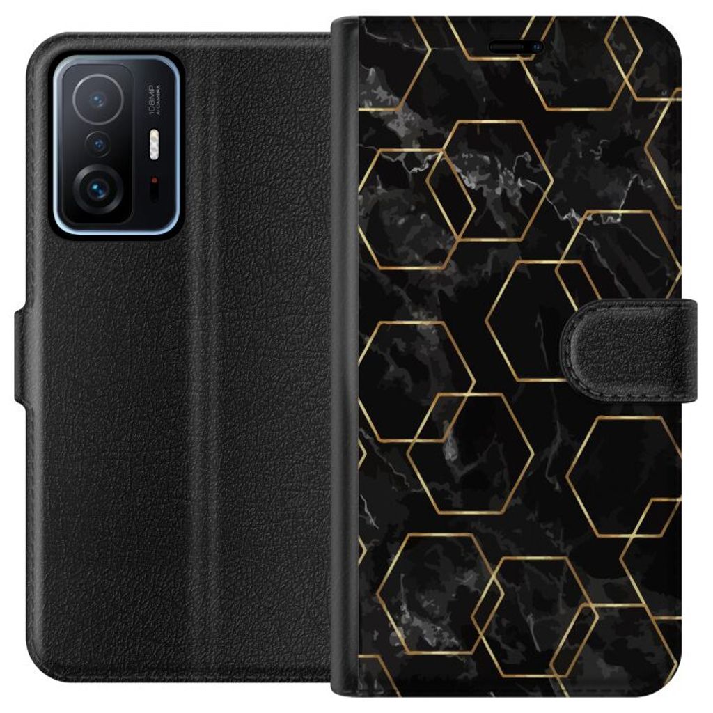 Xiaomi 11T Musta Lompakkokotelo Guldkretsen