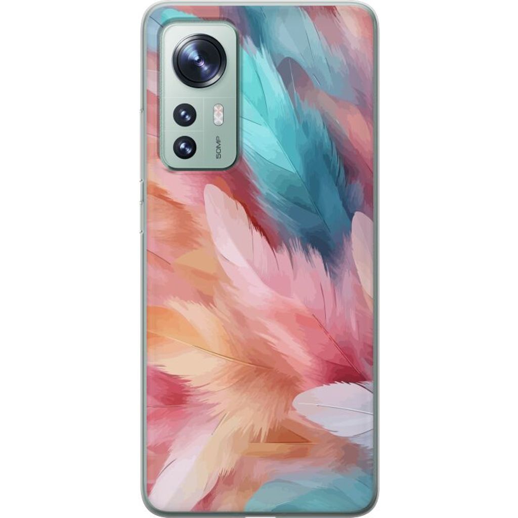 Xiaomi 12 Transparent Mobilskal Fjädrar
