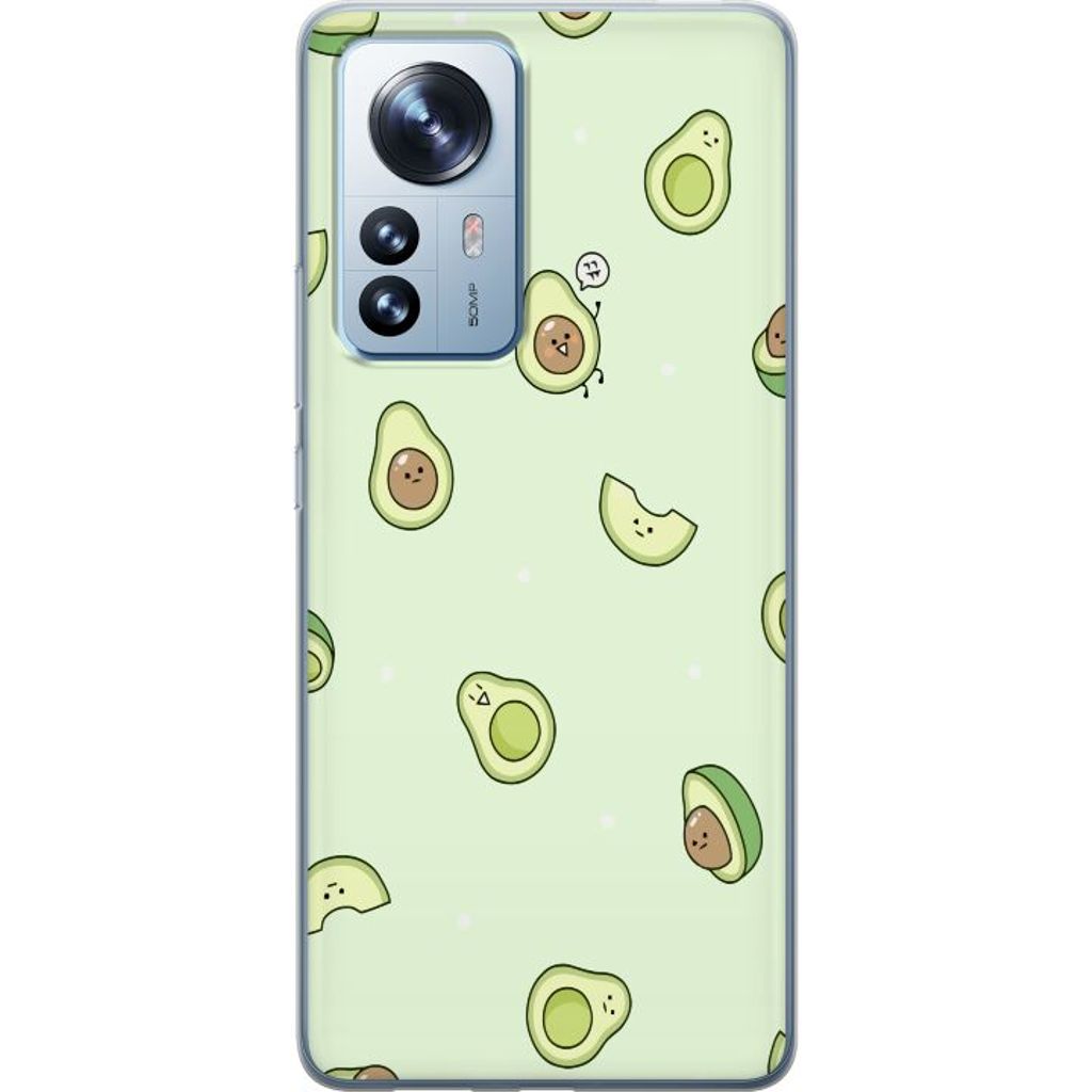 Xiaomi 12 Pro Gennemsigtigt Telefoncover Avokado