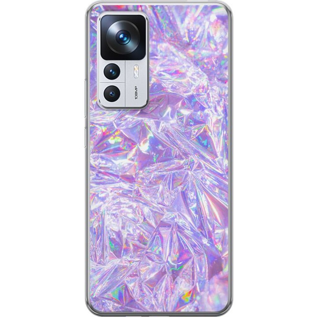 Xiaomi 12T Transparent Mobilskal Glitter