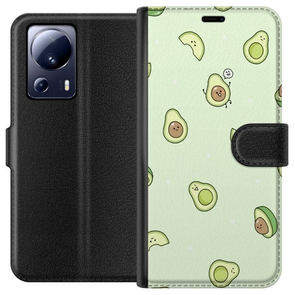 Xiaomi 13 Lite Sort Lommebokdeksel Avokado