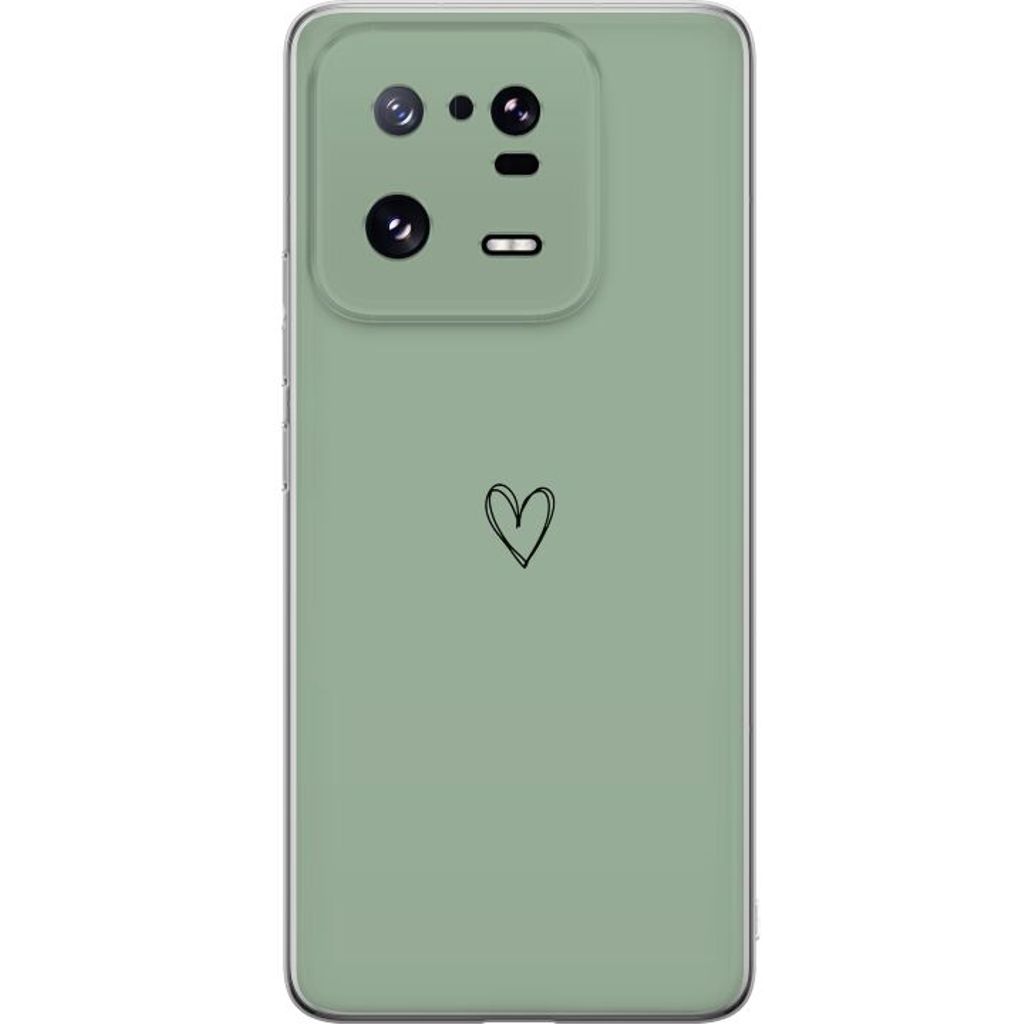 Xiaomi 13 Pro Transparent Mobilskal Hjärta