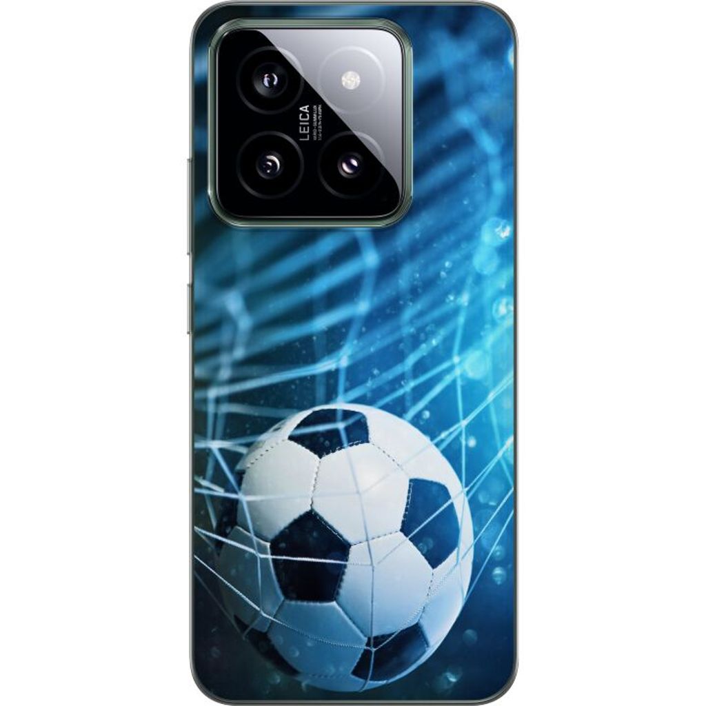 Xiaomi 14 Transparent Mobilskal Fotboll