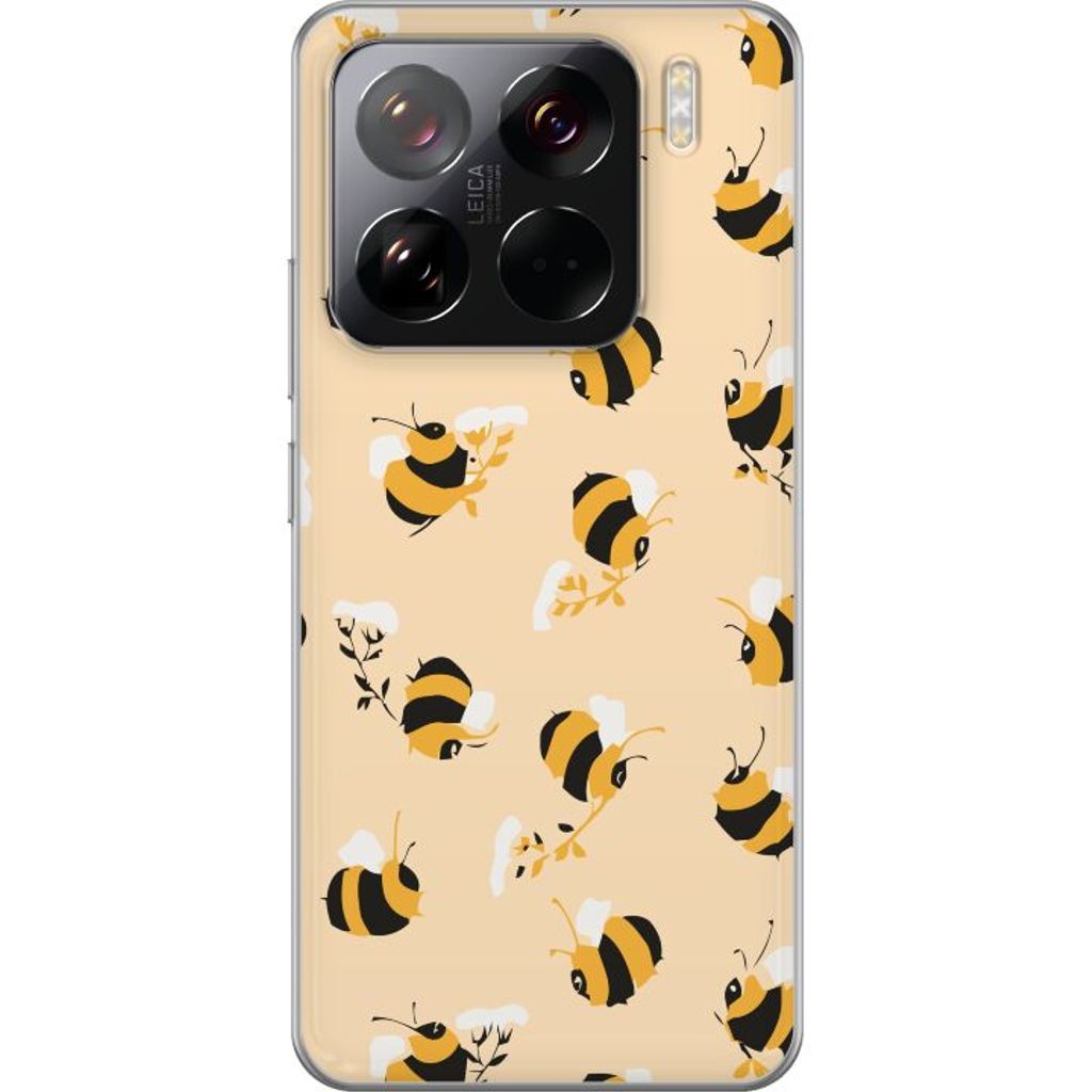 Xiaomi 15 Pro Transparent Mobilskal Humlor