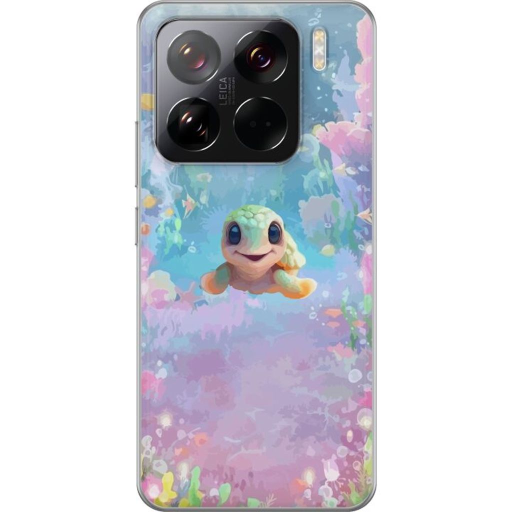 Xiaomi 15 Pro Läpinäkyvä Puhelinkotelo Glad Sköldpadda