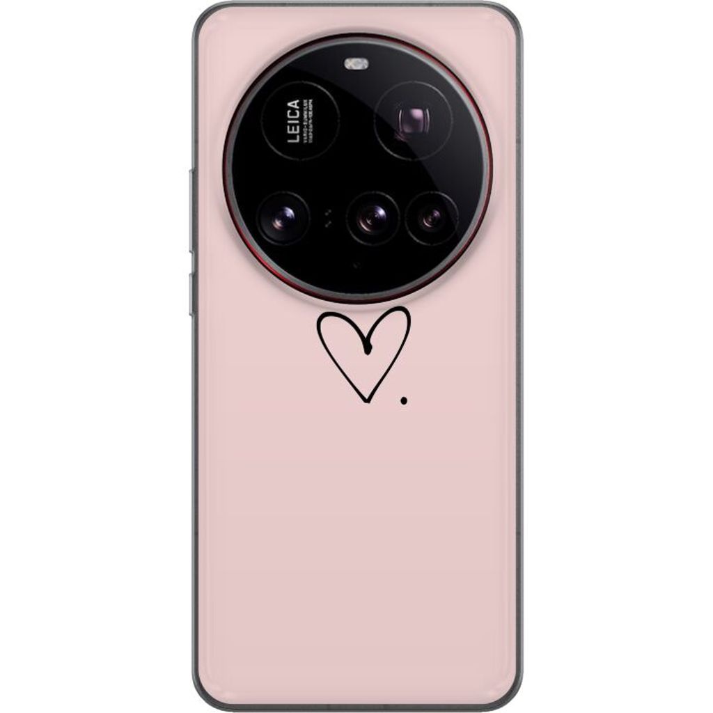 Xiaomi 15 Ultra Transparent Mobilskal Hjärta.