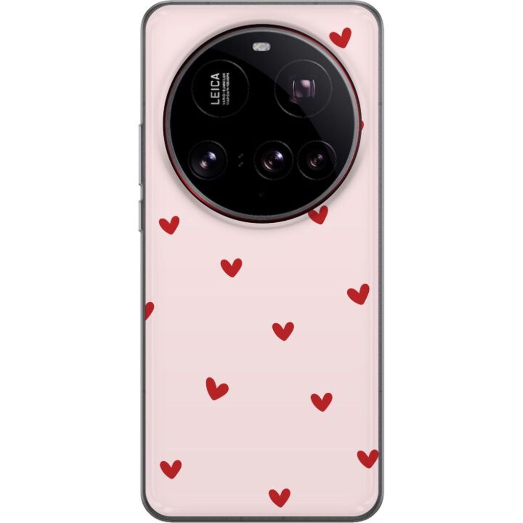 Xiaomi 15 Ultra Transparent Mobilskal Små Hjärtan