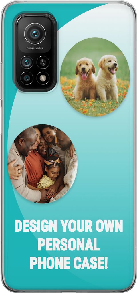 Designa ditt eget Xiaomi Mi 10T 5G Genomskinligt Skal