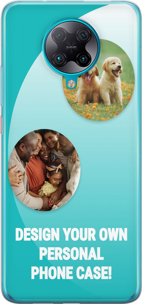 Design ditt eget Xiaomi Poco F2 Pro Gjennomsiktig deksel