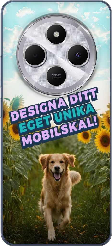 Designa ditt eget Xiaomi Redmi 14C Genomskinligt Skal