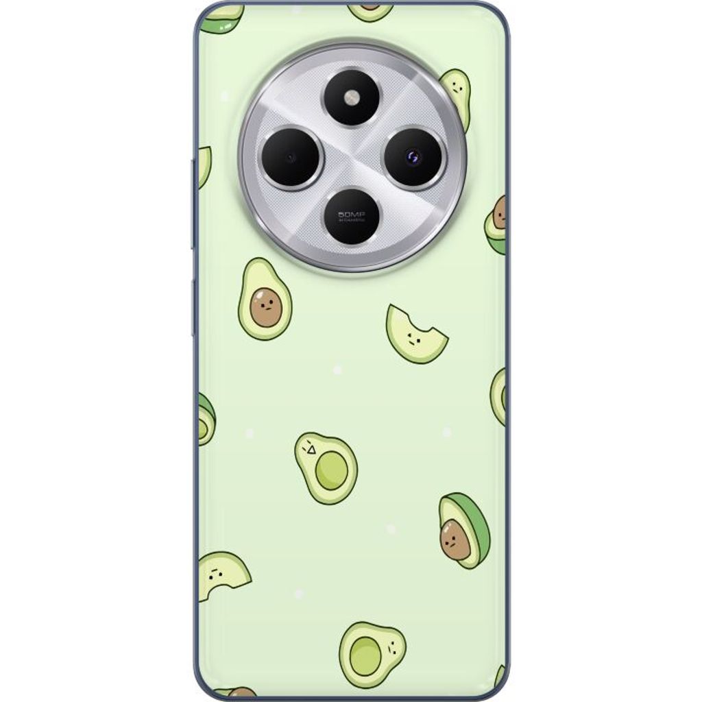 Xiaomi Redmi 14C Transparent Mobilskal Avokado