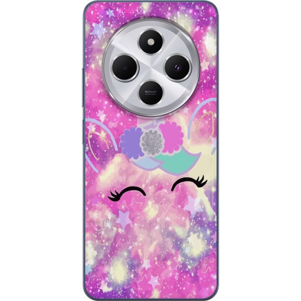 Xiaomi Redmi 14C Läpinäkyvä Puhelinkotelo Glad Enhörning