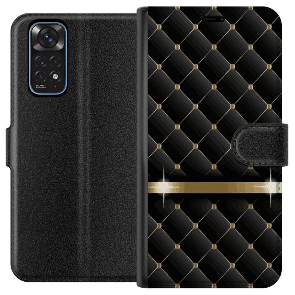 Xiaomi Redmi Note 11 Sort Tegnebogsetui Lyxigt