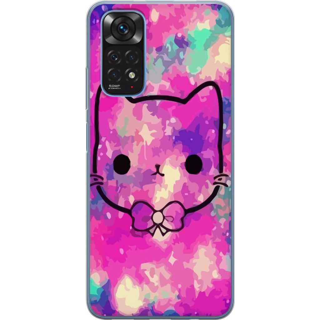Xiaomi Redmi Note 11 Läpinäkyvä Puhelinkotelo Katt