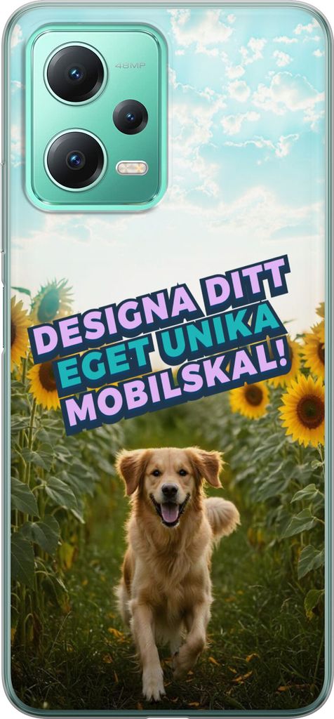 Designa ditt eget Xiaomi Redmi Note 12 Genomskinligt Skal