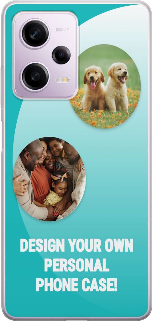 Design ditt eget Xiaomi Redmi Note 12 Pro Gjennomsiktig deksel