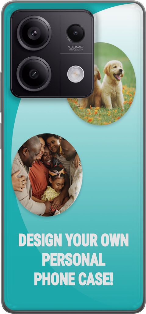 Designa ditt eget Xiaomi Redmi Note 13 Genomskinligt Skal