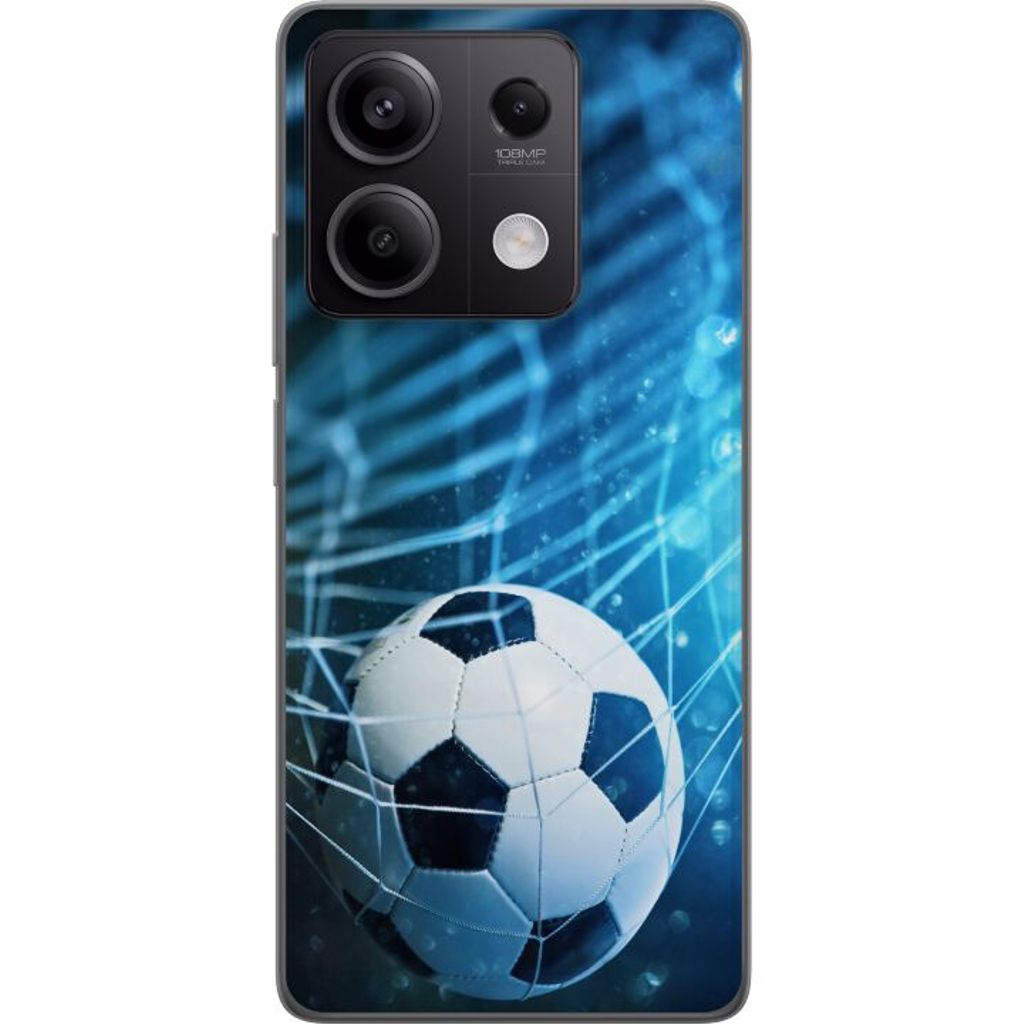 Xiaomi Redmi Note 13 Transparent Mobilskal Fotboll