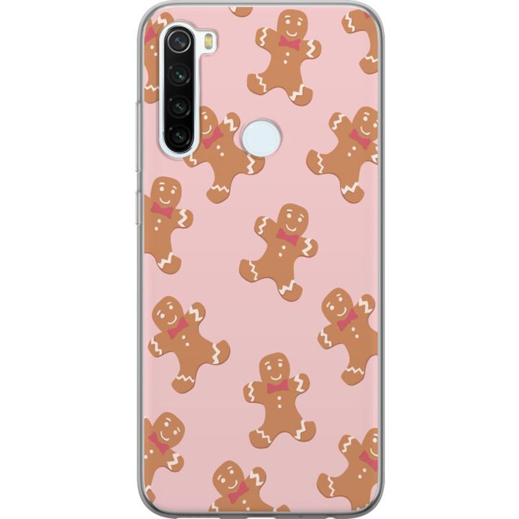 Xiaomi Redmi Note 8 Gennemsigtigt Telefoncover Pepparkaksgubbe
