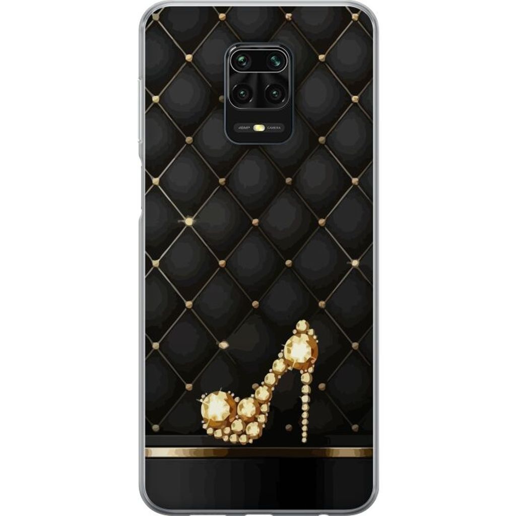 Xiaomi Redmi Note 9S Transparent Mobilskal Lyxig Sko