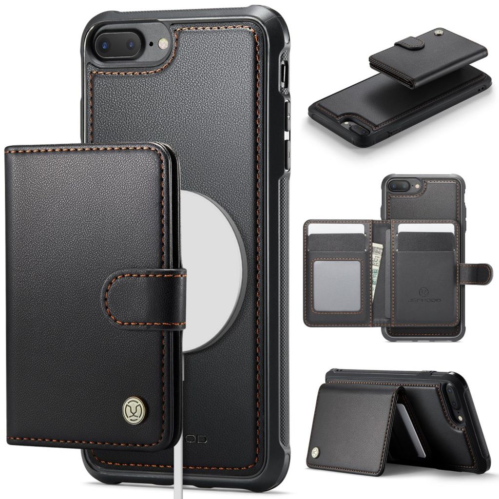 JEEHOOD iPhone 7 Plus / 8 Plus Skal med MagSafe - Svart