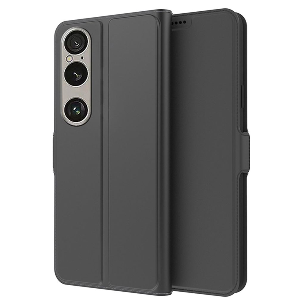 Sony Xperia 1 VII Fodral med Stativ - Svart