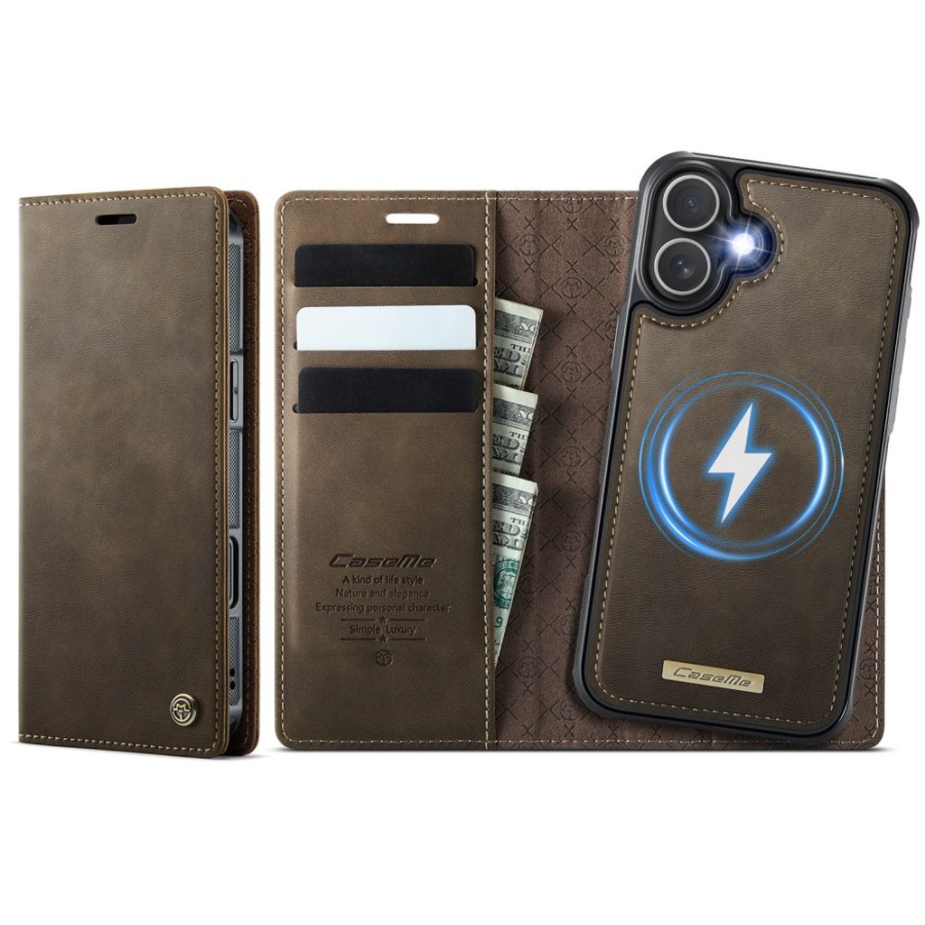 CASEME iPhone 17 Fodral med MagSafe - Brun
