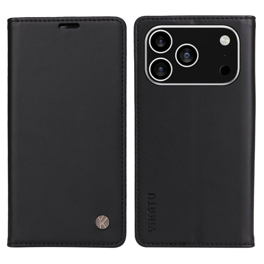YIKATU iPhone 17 Pro Wallet cover - Black