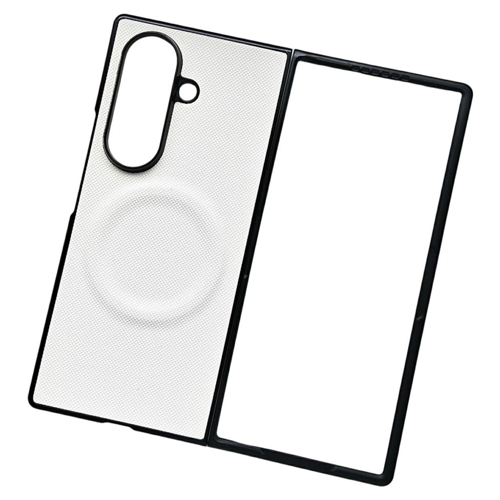 Samsung Galaxy Z Fold8 Ultra MagSafe Kuori PU-nahkaa - Valkoinen