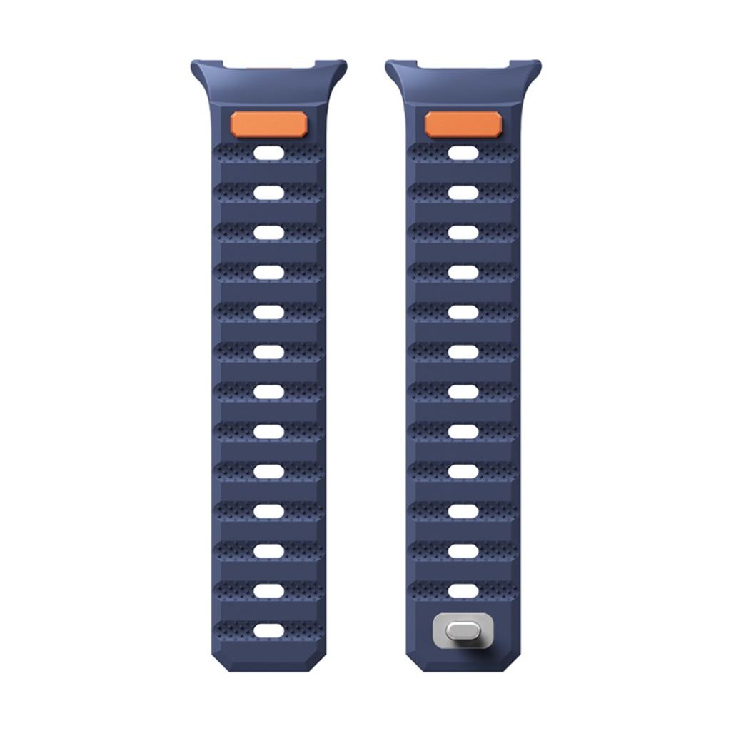 Samsung Galaxy Watch9/9 Classic/8/8 Classic Magnetisk silikon klokkerem - Blå