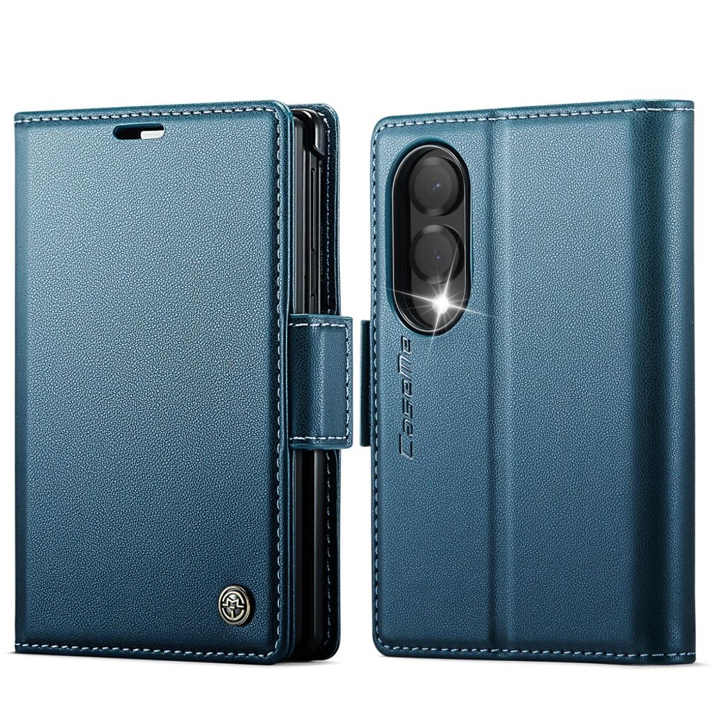 CASEME Samsung Galaxy Z Fold8 Flip Cover med RFID blokering - Blå