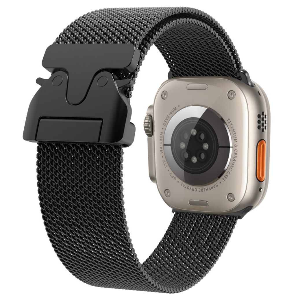 Apple Watch 38/40/41/42mm Milanese Quick Release Urrem - Sort