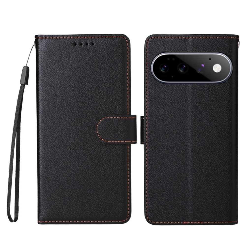 Google Pixel 11 Pro/11 Plånboksfodral RFID-blockerande 3 Kortfack PU-läder - Svart