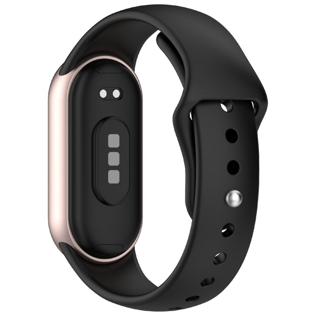 Xiaomi Smart Band 10/9/8 Silikoni Kellonranneke – Musta
