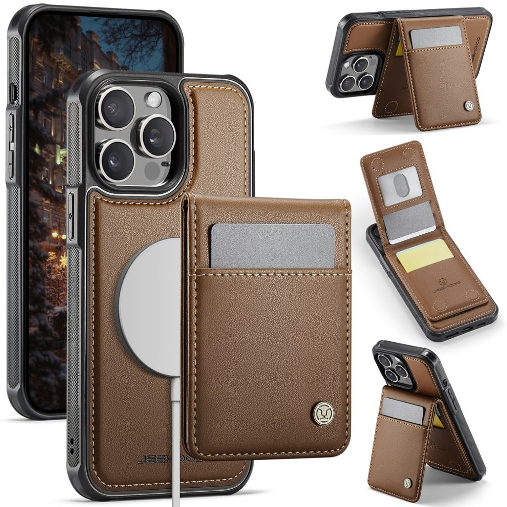 JEEHOOD iPhone 12 Pro Max Cover med MagSafe - Brun