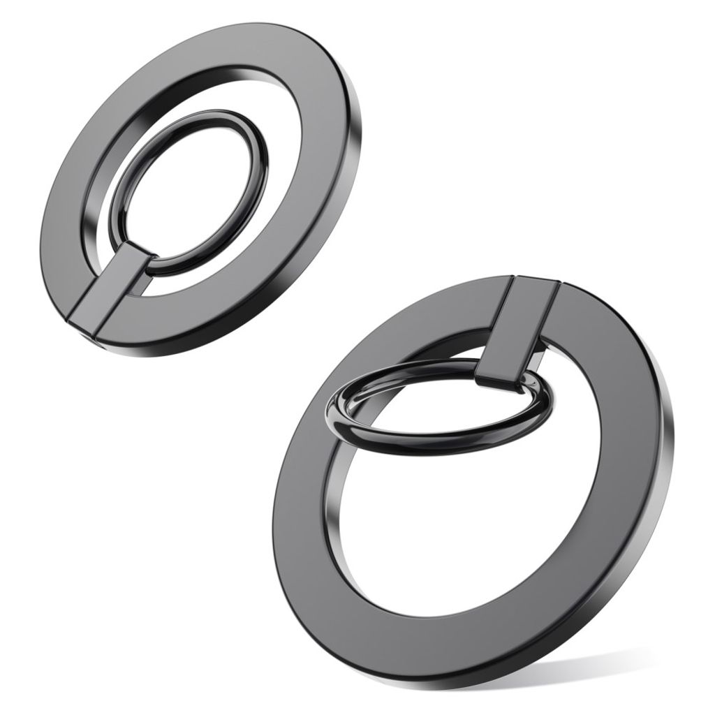 A675 magnetic phone ring holder – black