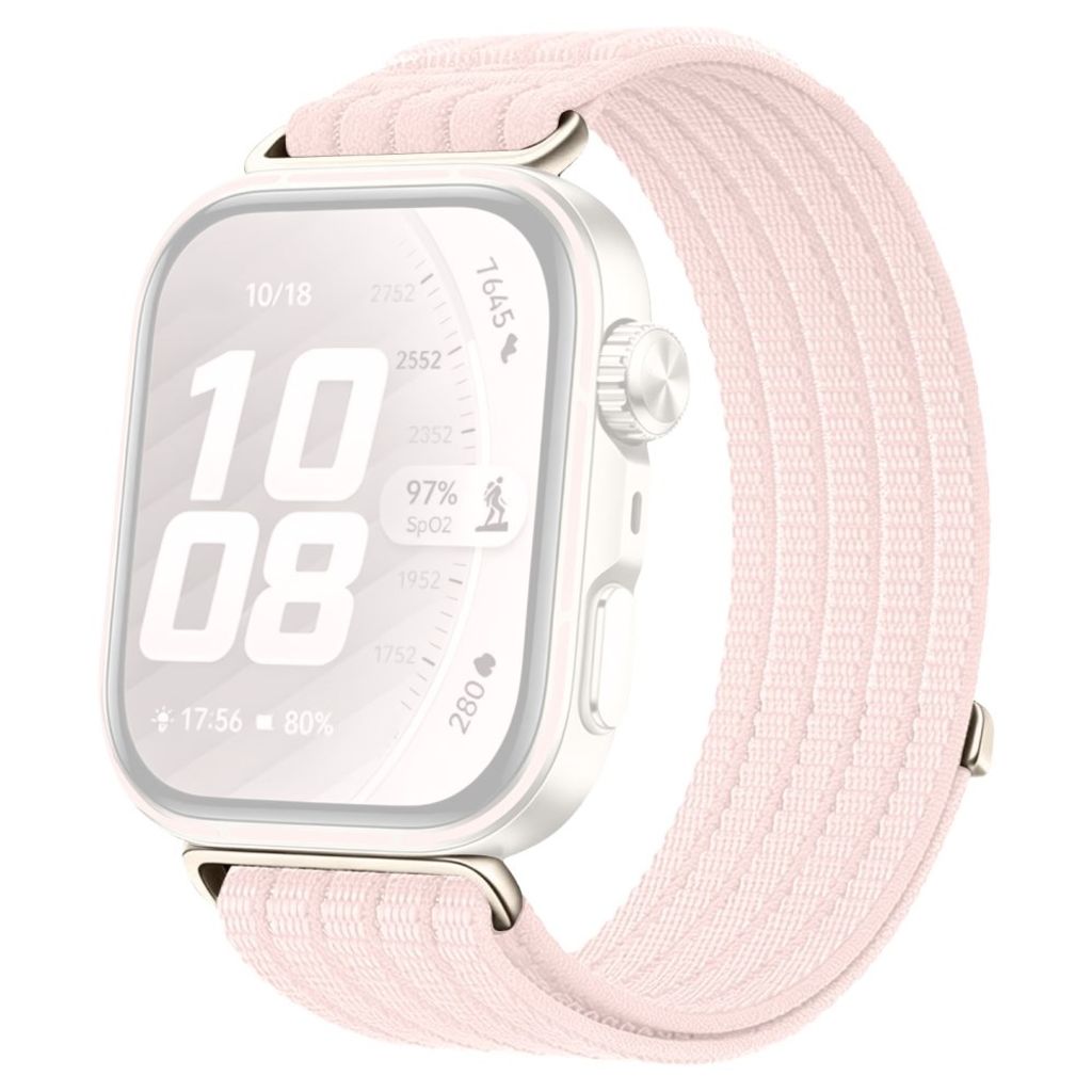 Huawei Watch Fit 5/5 Pro/4/4 Pro/3 Urrem i nylon - Lyserød
