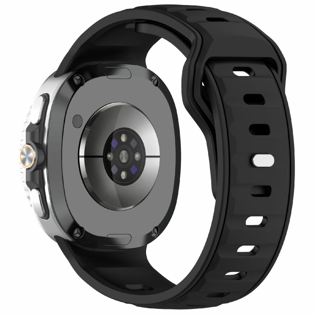 Samsung Galaxy Watch8 40 mm osv. Urrem, Silikone - Sort