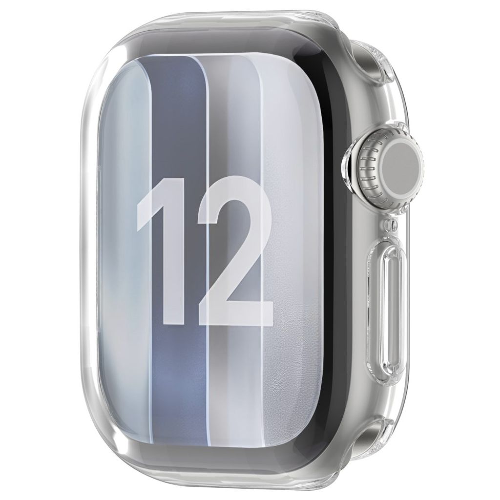 Apple Watch 12 46mm Heldekkende deksel - Gjennomsiktig