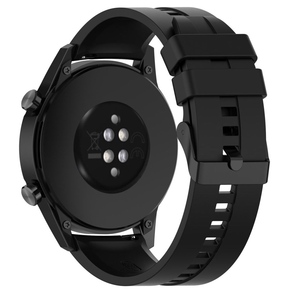 Samsung Gear S3 Frontier/Classic og andre silikone urrem – sort