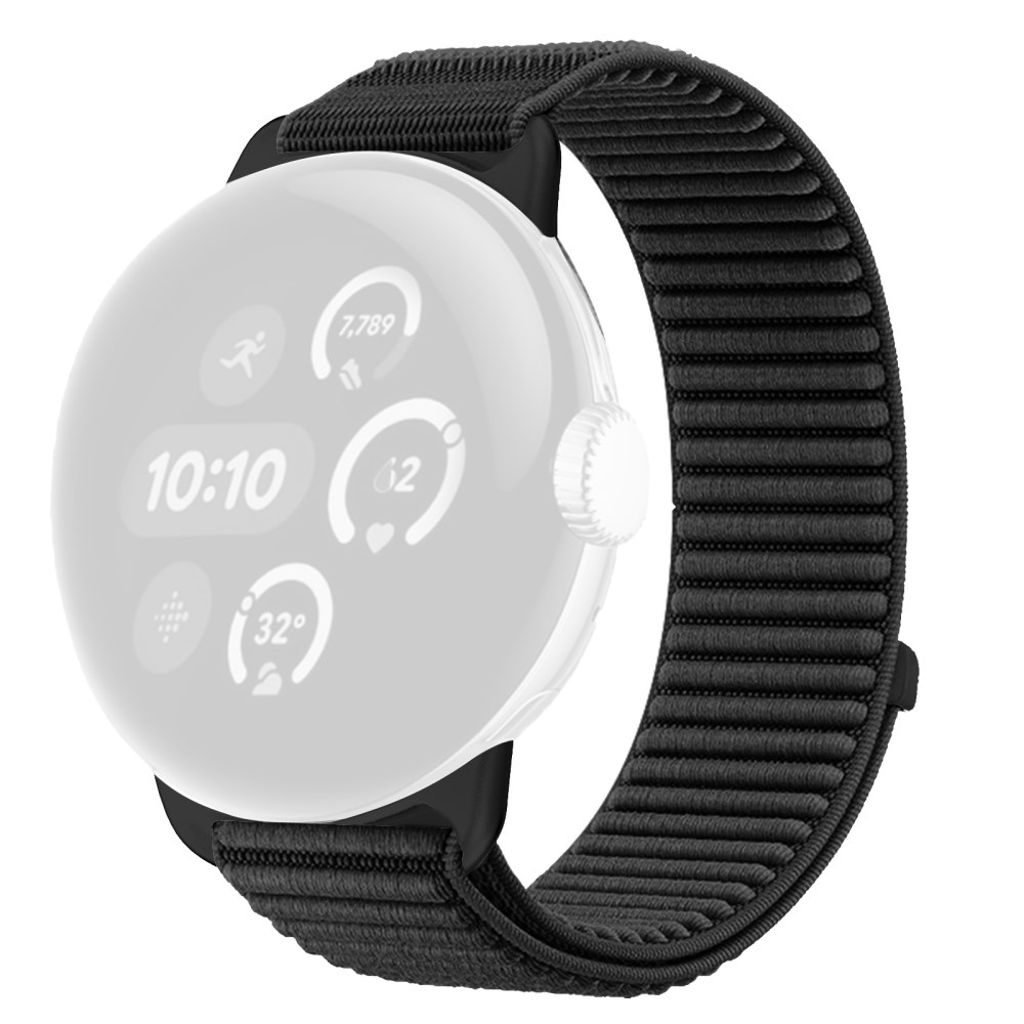 Google Pixel Watch 4 41 mm jne. kellonranneke Nylon - musta